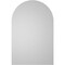 Ekena Millwork Round Top Surface Mount PVC Gable Vent: Non-Functional, w/ 3-1/2"W x 1"P Standard Frame, 26"W x 40"H GVPRT26X4001SN - alternate 3